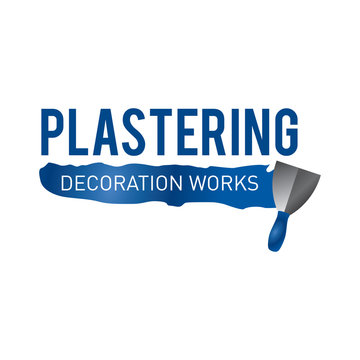 Vector Logo Of Finishing Company On Plaster And Painting