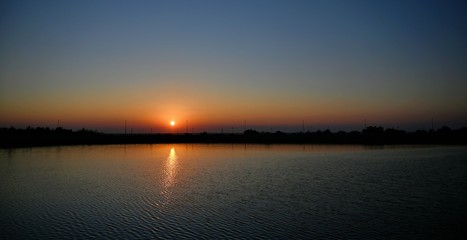 Fototapeta na wymiar Beautiful Sunset at Al Ain UAE