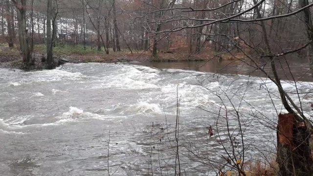 the Nister small river near Abbey Marienstatt