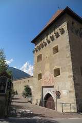 Fototapeta premium Glurns – Stadtmauer , Südtirol