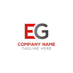 Initial EG Letter Linked Logo. Creative Letter EG Modern Business Logo Vector Template. Initial EG Logo Template Design