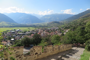 Blick von der Churburg in Schluderns