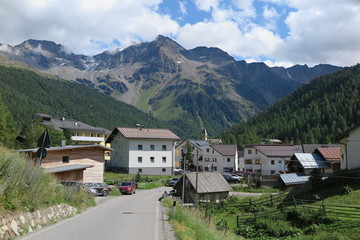 Fototapeta premium Sulden am Ortler