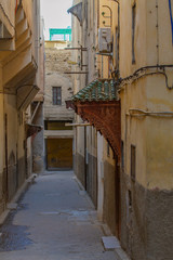 Antient street in the Spanish distric, Fez, Morocco