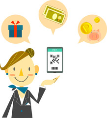 キャッシュレス決済　コンシェルジュ