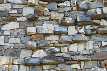 Detail of the wall of the Tsarevets fortress in Veliko Tarnovo