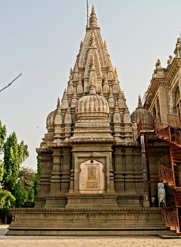 Pune, India- April 13, 2013: Shinde Chhatri, located in Pune, India, is a memorial dedicated to the 18th century military leader Mahadji Shinde. It is one of the most significant landmarks in the city