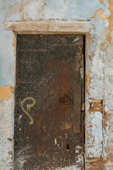 Ancient moroccan door in Fez