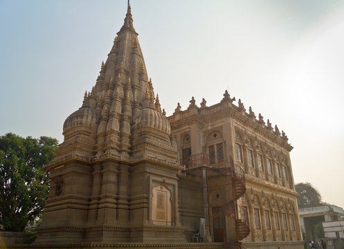 Pune, India- April 13, 2013: Shinde Chhatri, located in Pune, India, is a memorial dedicated to the 18th century military leader Mahadji Shinde. It is one of the most significant landmarks in the city