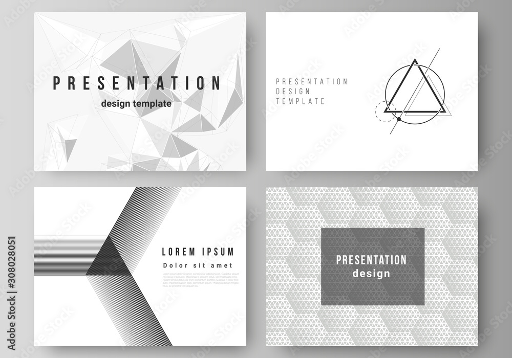 Poster the minimalistic abstract vector illustration layout of the presentation slides design business temp