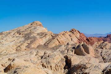 Fototapeta premium Nevada/ United states of America, USA-October 2nd 2019: valley of fire state park