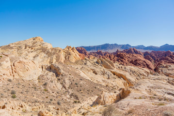 Nevada/ United states of America, USA-October 2nd 2019: valley of fire state park