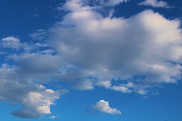 空　雲　秋　晴れ　栃木