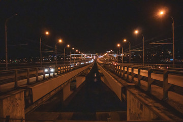 bridge at night