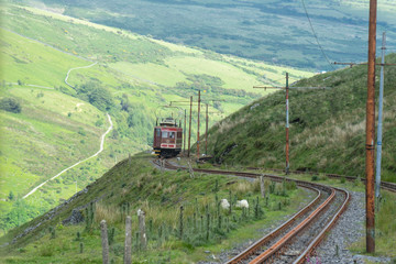 The Snaefell Mountain Railway is an electric mountain railway on the Isle of Man.