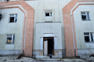 Abandoned construction site of hospital. Abandoned at 1991,during Ukrainian undependence crisis. Kiev,Ukraine