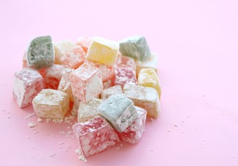 Turkish delights fruits flavored