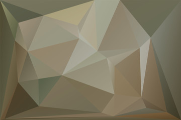 Abstract geometric background with triangles. Vector polygonal texture background. Abstract business background. Vector illustration. Earth tones.