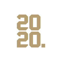 2020 logo design concept vector template, Icon Symbol, Illustration