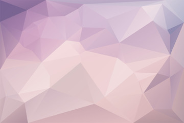 Abstract geometric background with triangles. Vector polygonal texture background. Pink and purple abstract business background. Vector illustration.
