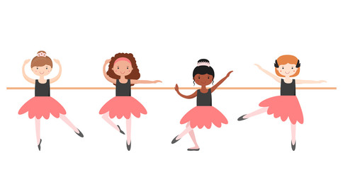 Little dancing ballerinas