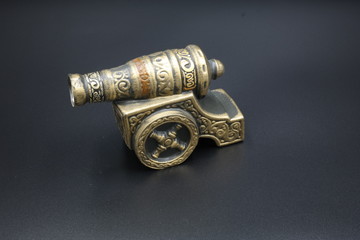 old water valve on a white background