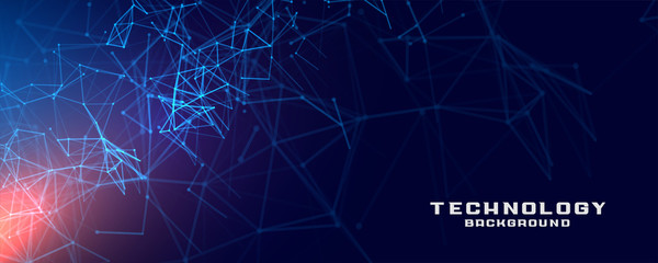 abstract technology network mesh concept background design