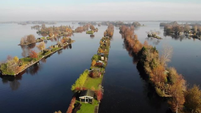 Vinkeveen lake Netherlands, Dutch wetlands