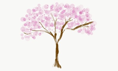 Naklejka premium 桜