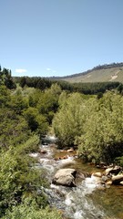 river in the mountains