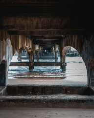 Underside of Pier
