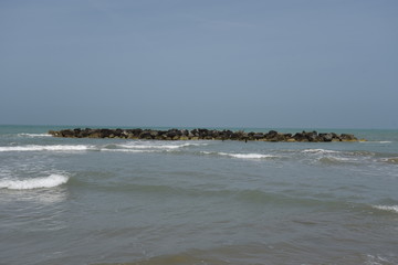 Pescara Seascape by Morning at Spring