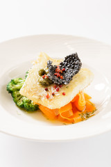 fish with vegetables