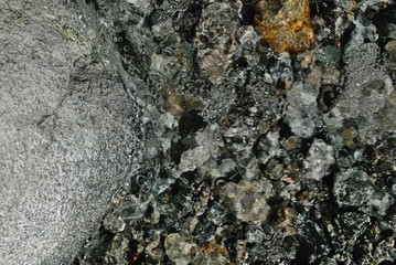 Detail of a mountain stream.