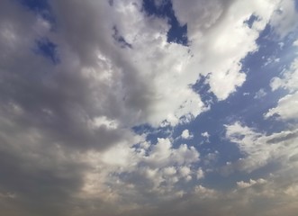 Beautiful Clouds on Blue Sky