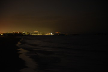 Pescara Coast by Night With Illuminated City  View