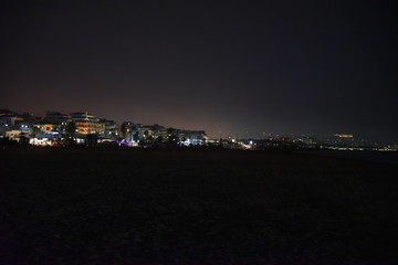 Pescara Coast by Night With Illuminated City  View