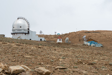 Ladakh, India - Jul 14 2019 - Indian Astronomical Observatory in Hanle, Ladakh, Jammu and Kashmir, India.