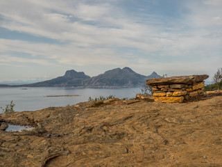 Fototapeta premium Trail in Bodo, Keiservarden, Norway