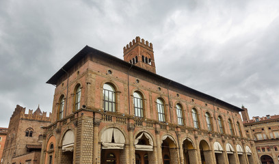 Re Enzo palace on Maggiore square in Bologna, Italy. © Panama