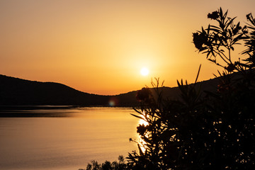 Sonnenaufgang in Elounda