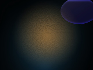 An abstract illustration of the universe and the sphere in it