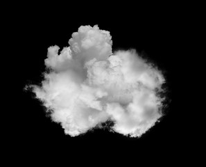 white clouds on black background