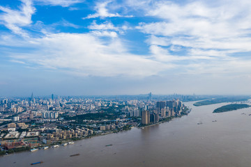 Nanjing City, Jiangsu Province, urban construction landscape