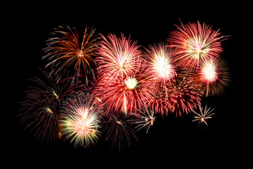 New Year's Eve Fireworks Have space Write a message