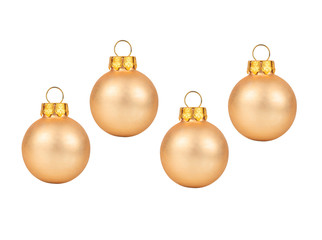 Beige Christmas balls
