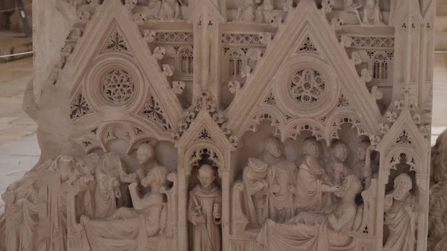 omb of King Pedro gothic Roman Catholic Alcoba&ccedil;a Monastery World Heritage Site
