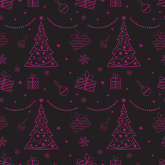 christmas seamless pattern