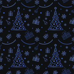 christmas seamless pattern