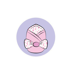 Envelope for newborn. Baby shower design, card, poster, invitation